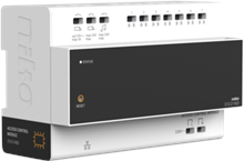 Niko din-rail controller voor videodeurpost, 2 draads met voeding. 510-21400