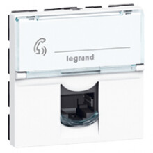 Legrand MOSAIC Stopcontact rj45 voor FTP (ethernet) netwerk cat 5e