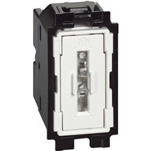 Bticino Living Now enkelpolige schakelaar 10AX, samenstelbaar apparaat - 1 module - K4001.