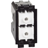 Bticino Living Now dubbele drukknop samenstelbaar apparaat - 1 module - K4037N