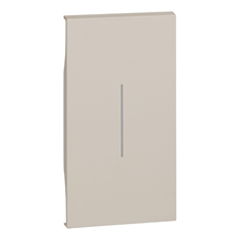 Bticino Living Now standaard toets - 2 modules - zand uitvoering -KM01M2