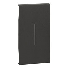 Bticino Living Now standaard toets - 2 modules - zwarte uitvoering -KG01M2