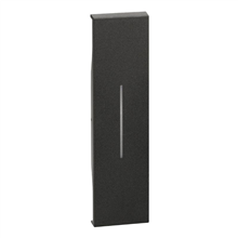 Bticino Living Now standaard toets - 1 module - zwarte uitvoering - KG01