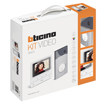 Bticino 364612 kleur videokit Linea 3000 - 1 drukknop - opbouw buitenpost - classe 100V16E - 364612