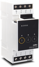 Niko HC schakelmodule 3 relais.	550-00103