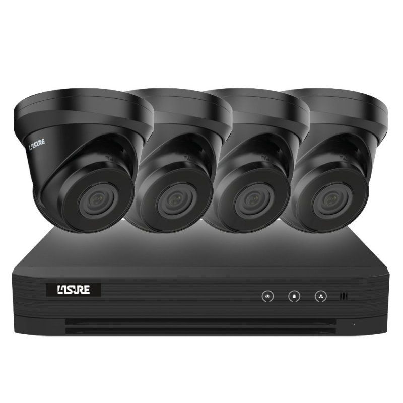 4 Sure A50000001 IP CCTV-PACK 4X TURRET CAMERA'