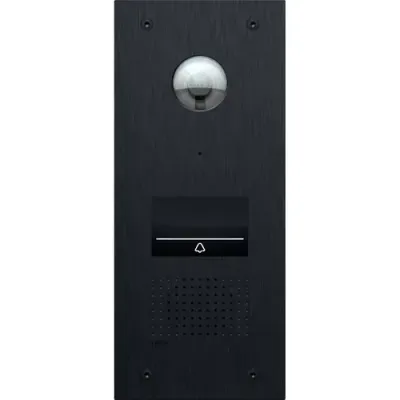Niko Home Control video buitenpost met 1 drukknop. 550-22011