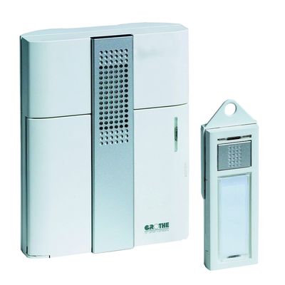 GROTHE 43305 MISTRAL 200 Draadloze gong - bereik 500m (batterijen 4x1,5V)