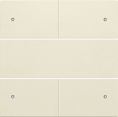 Niko 100-40150 Afwerkingsset voor 4-voudige potentiaalvrije drukknop 24 V met leds, cream