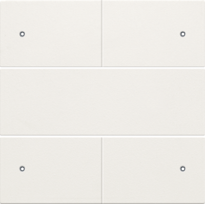 Niko 101-40150 Afwerkingsset voor 4-voudige potentiaalvrije drukknop 24 V met leds, white