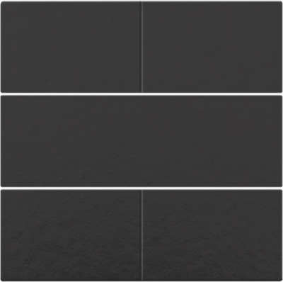 Niko 200-40050 Afwerkingsset voor 4-voudige potentiaalvrije drukknop 24 V, piano black coated