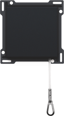 Niko 161-63606 Afwerkingsset voor trekschakelaar, black coated