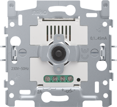 Niko 310-01100 Sokkel voor draaiknopdimmer voor het schakelen en dimmen van elektronische voorschakelapparatuur