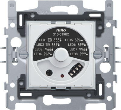 Niko 310-01900 Sokkel voor universele draaiknopdimmer met CAB-ontstoring, 5 - 325 W, 3-draads