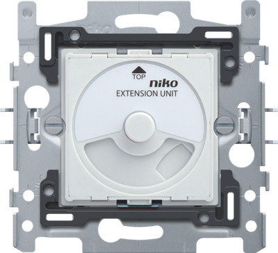 Niko 310-02000 Sokkel voor draaiknopextensie van universele draaiknopdimmer met CAB-ontstoring, 3-draads