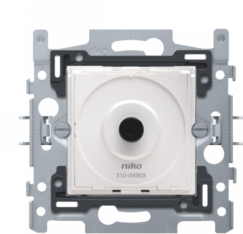 Niko 310-04900 Sokkel voor draaiknopdimmer voor ledlampen 4 - 200 W, 2-draads, klauwbevestiging