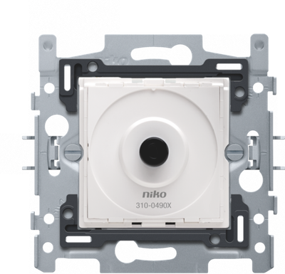 Niko 310-04900 Sokkel voor draaiknopdimmer voor ledlampen 4 - 200 W, 2-draads, klauwbevestiging