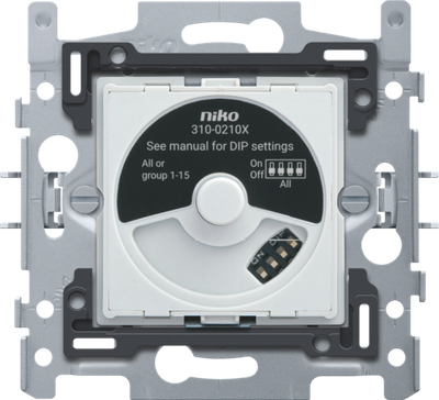 Niko 310-02100 Sokkel voor DALI-draaiknopdimmer