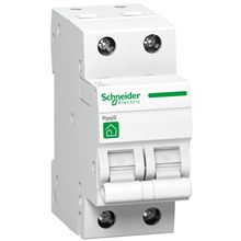 Schneider R9F64220 RESI9 MODULAIRE AUTOMAAT 2P 20A 400V CURVE C KORTSLUITVERMOGEN=3000A