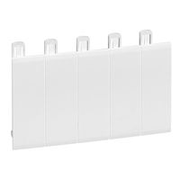 LEGRAND Afdekstrip voor wandverdeelkast Ekinoxe - 5 modules - wit RAL