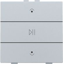 Niko Home Control enkelvoudige audiobediening met leds.121-52073
