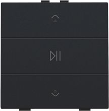 Niko Home Control enkelvoudige audiobediening met leds. 161-52073