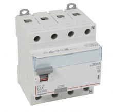 Legrand 411761 differentieelschakelaar DX3 4P 30MA 63A TYPE A