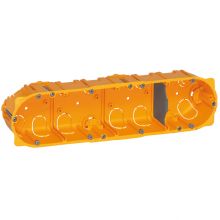 Legrand 080054 batibox doos holle wand 4 mechanismen - diepte 50 mm