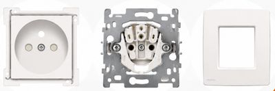 Niko stopcontact set original white 170-33105, 101-76100, 101-66601