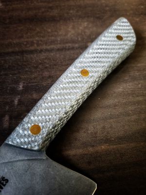 Silver twill glass and nickel