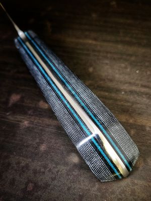 Damascus micarta