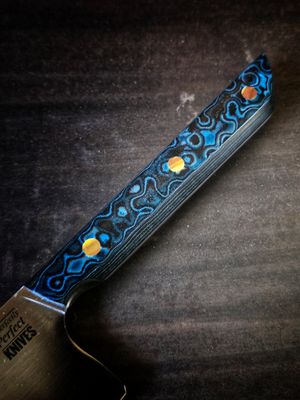 Blue canvas and carbon