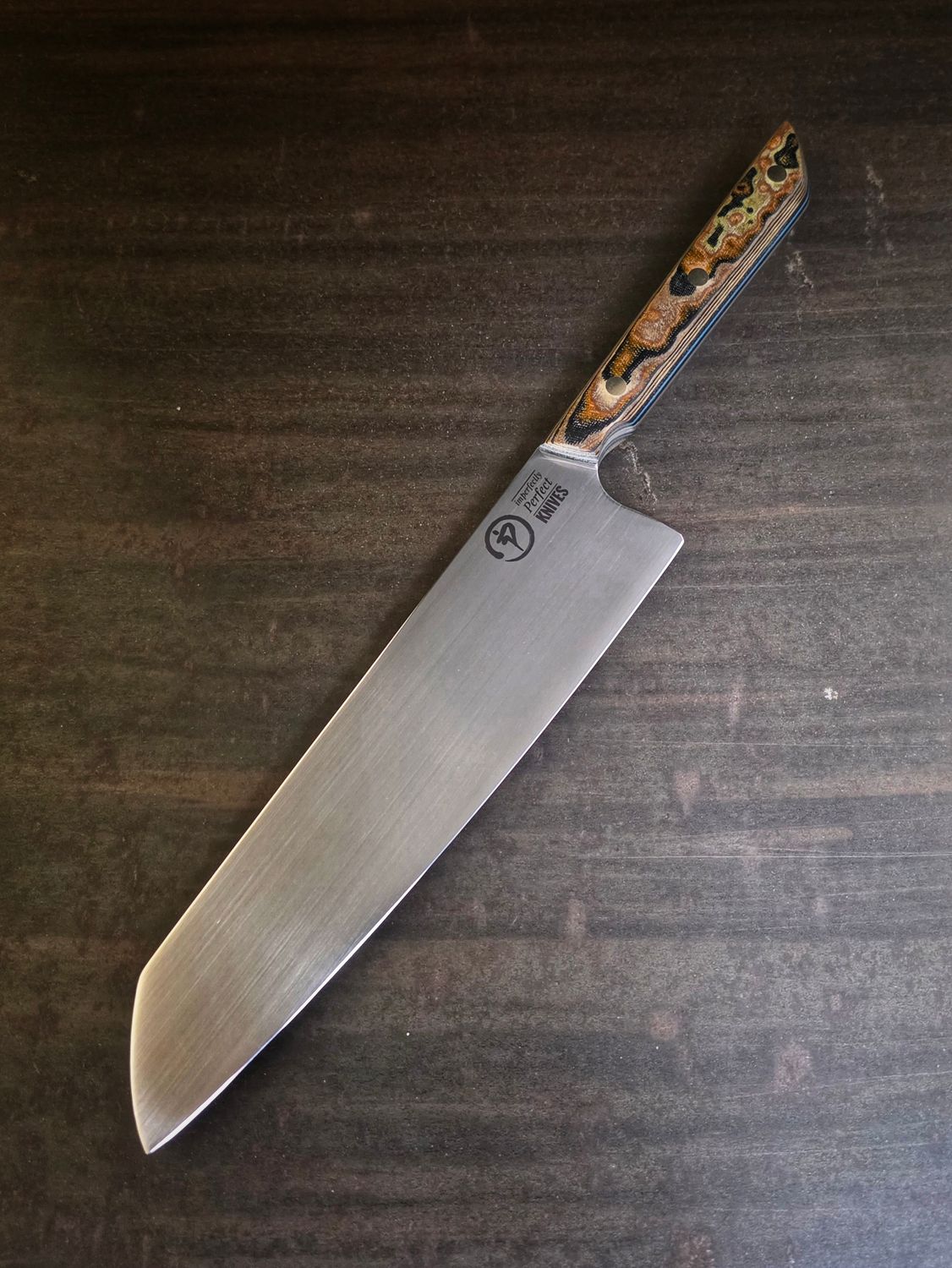Canvas micarta with carbon fiber black
