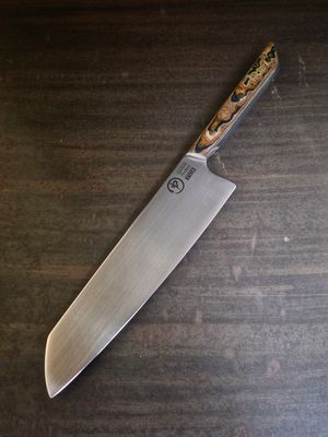 Canvas micarta with carbon fiber black