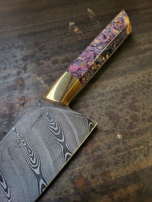 Brass and burl twist