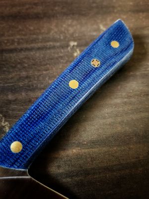 Blue raw canvas Ecarta