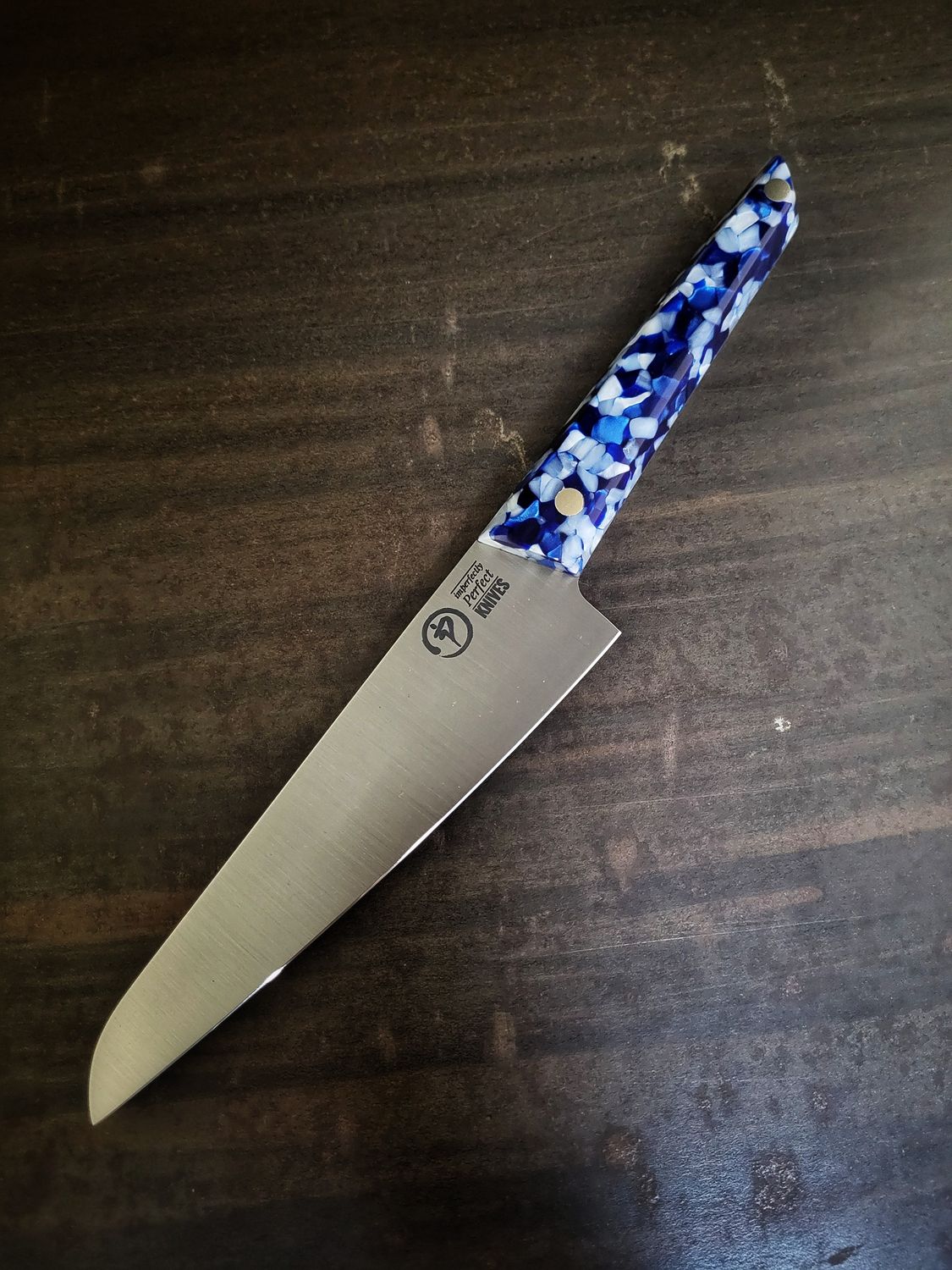 Shattered blue