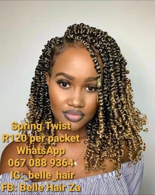 Two toned Spring twist