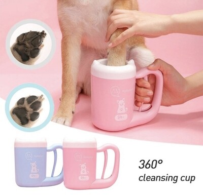 pet dog paw cleaner cup soft silicone foot washer clean dog paws