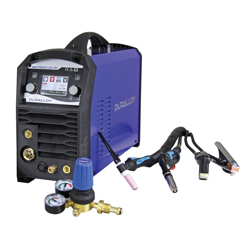DURALLOY MULTIWELD 201 PFC MIG-AC/DC TIG-STICK