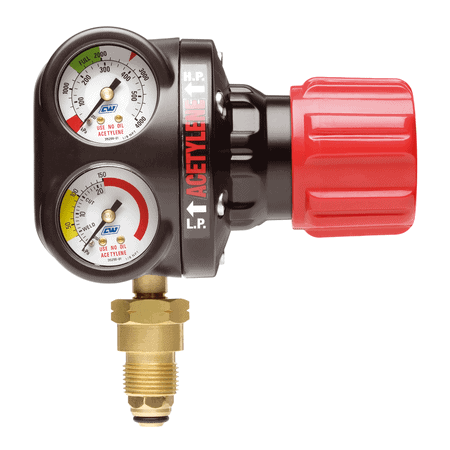 CIGWELD COMET EDGE Acetylene Regulator with GasGuard 150kPa