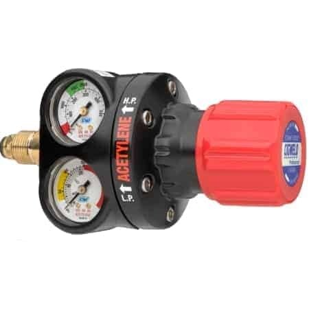 CIGWELD COMET EDGE Acetylene Regulator with GasGuard 150kPa