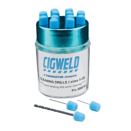 Cleaning Drills Set, Cutting Nozzle Sizes 6 to 32