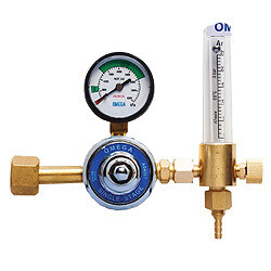 OMEGA ARGON CO2 MIG GAS REGULATOR, REGULATOR INLET: SIDE ENTRY