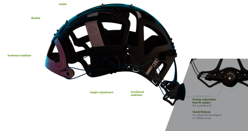 OPTREL panoramaxx clt - silver: welding helmet with optrel IsoFit® headgear