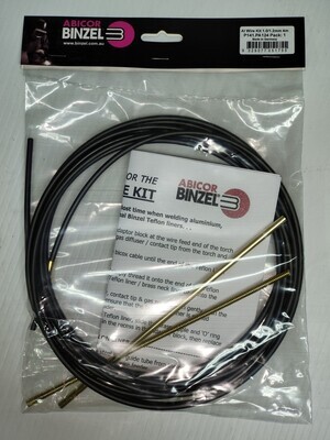 BINZEL Style Aluminium liner PTFE CARBON CORE kit