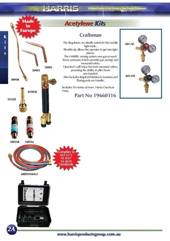 HARRIS CRAFTSMAN KIT OXY-ACET