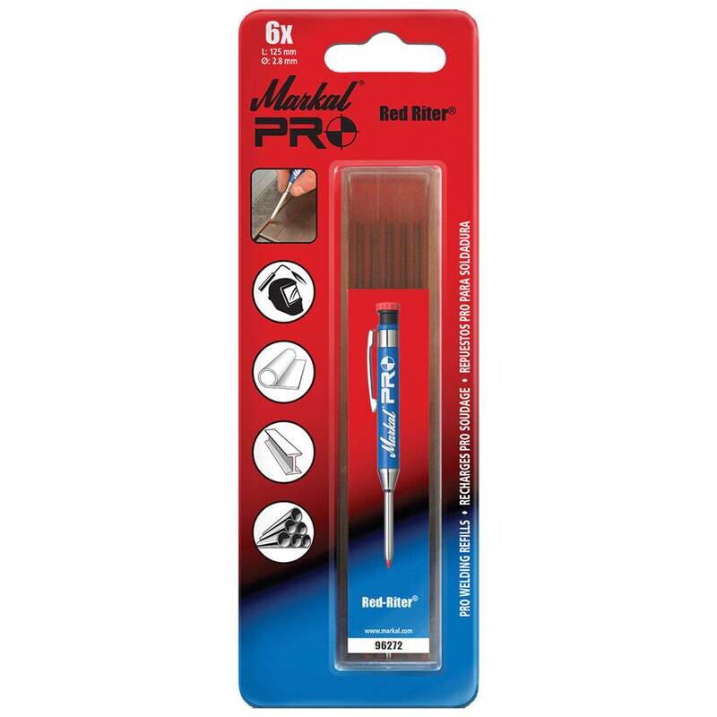 MARKAL PRO Welding Refills SILVER-STREAK / RED