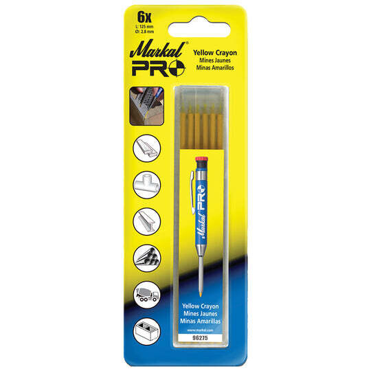 MARKAL Pro General Purpose Refills YELLOW