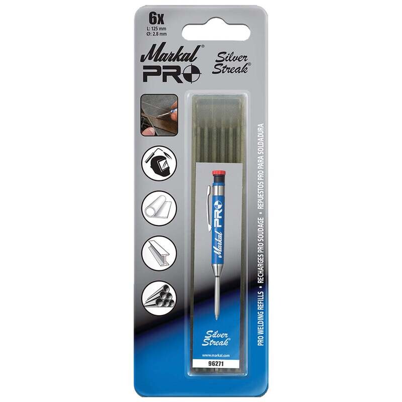 MARKAL PRO Welding Refills SILVER-STREAK / RED